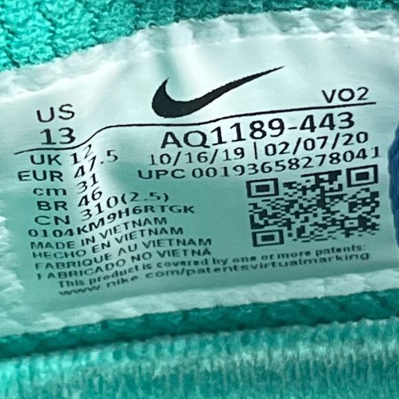 Nike‎ Metcon 5 Cross-Training Shoes AQ1189-443 Men’s Sz 13 - Picture 10 of 10